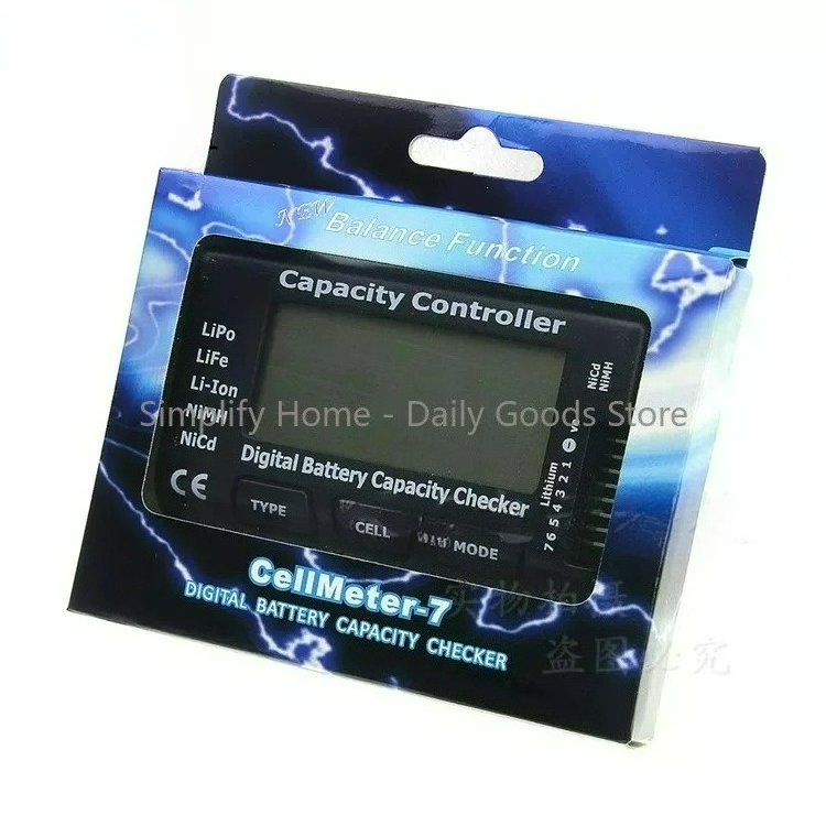 Drone Battery Voltage Checker - CellMeter7 RC Battery Voltage Checker With