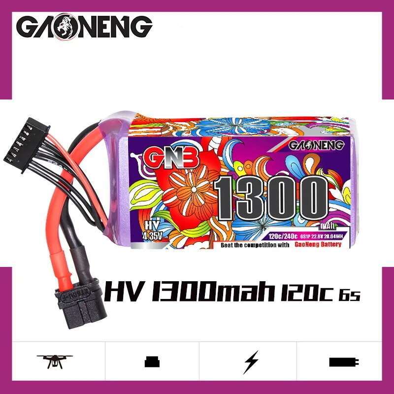 2Pcs GNB 6S Lipo Battery 22.8V - огляд і ціна Drone Battery Lipo