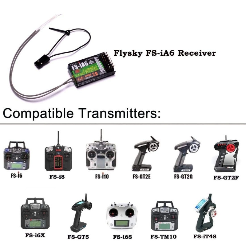 Flysky FS-IA6 Receiver 6CH Dua - огляд і ціна Drone Battery Plate