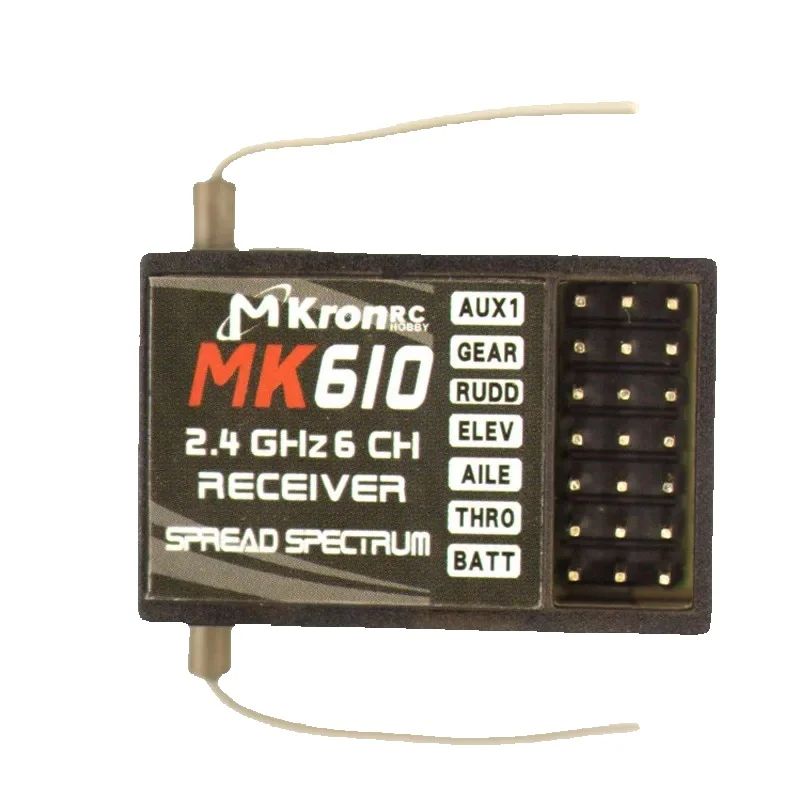 DSM2 MK610 AR6100 2.4G 6CH RC  - огляд і ціна Drone Battery Plate
