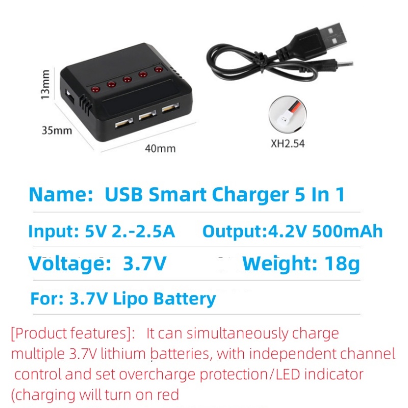 Syma X5HW X5HC X5C X5SW 3.7V 5 - огляд і ціна Drone Battery Connector