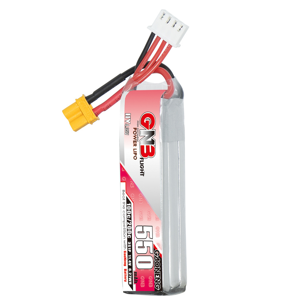 GNB HV 11.4V 550mAh 100C/200C  - огляд і ціна Drone Battery Plate