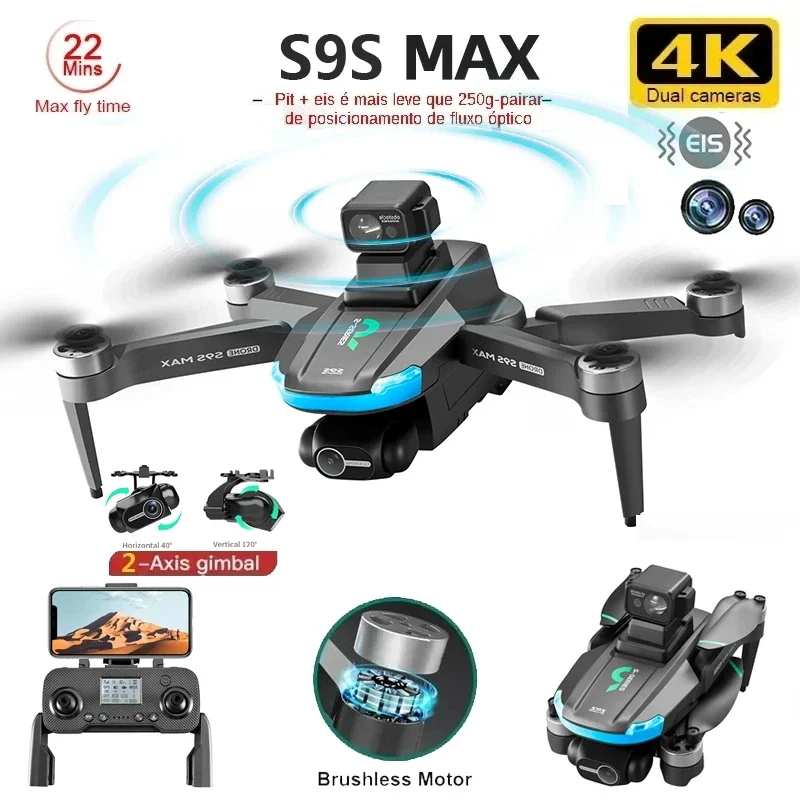 NEW S9S MAX MINI Drone 4K 2-Ax - огляд і ціна Drone Battery Box