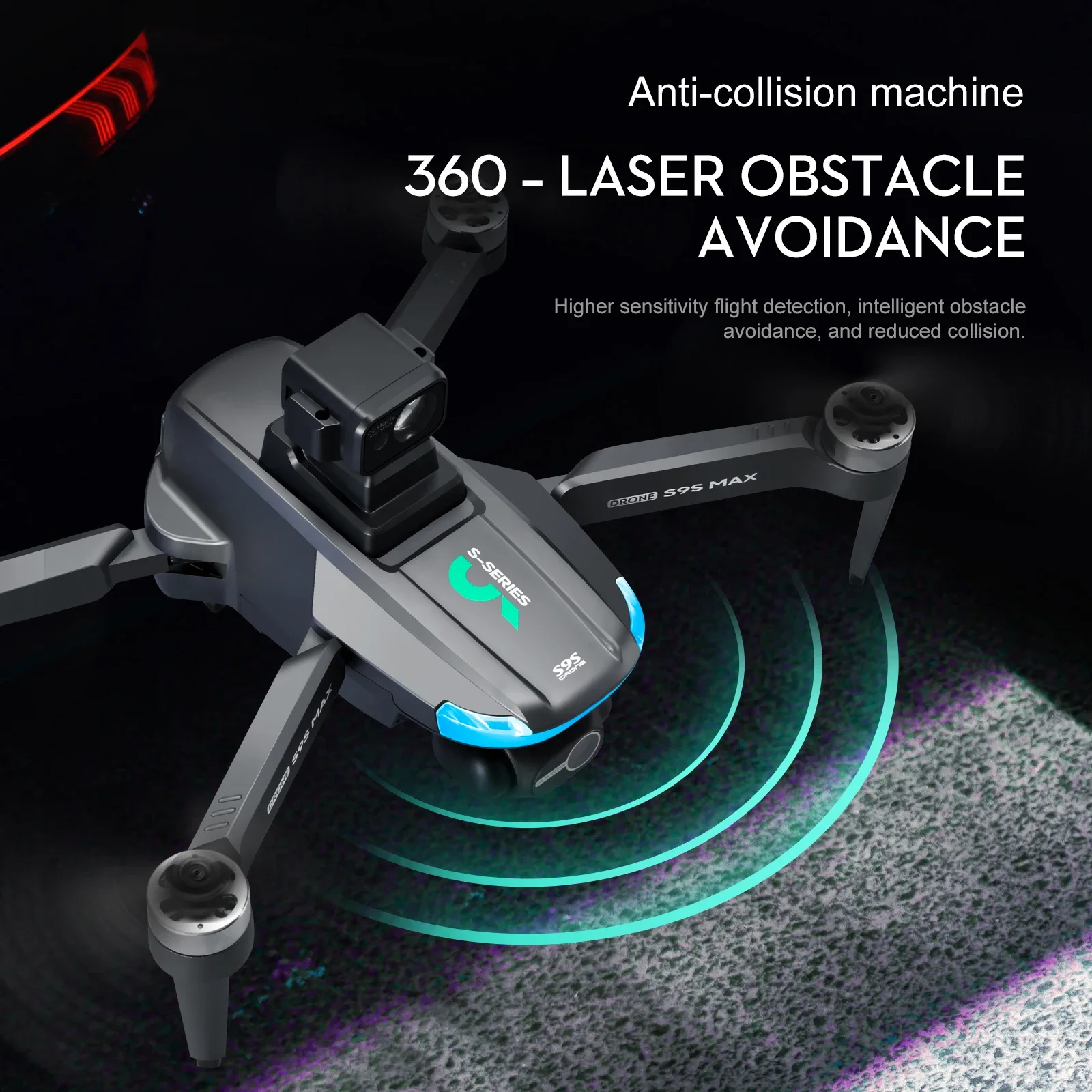 NEW S9S MAX MINI Drone 4K 2-Ax - огляд і ціна Drone Battery Box