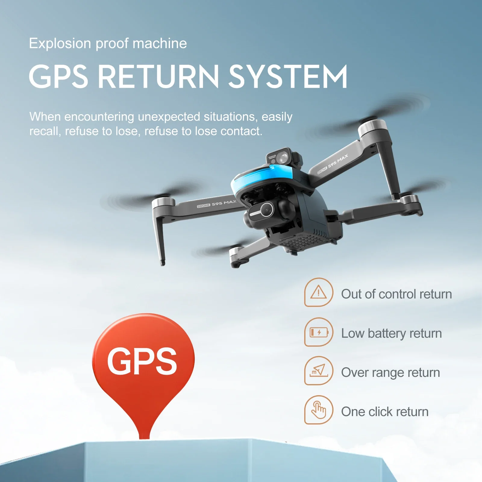 NEW S9S MAX MINI Drone 4K 2-Ax - огляд і ціна Drone Battery Box