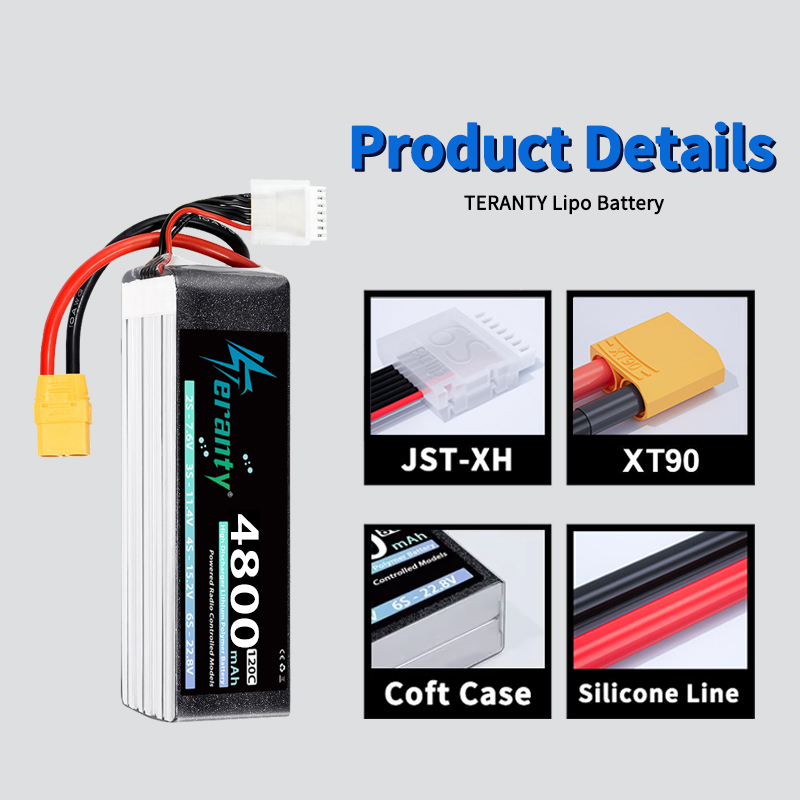 TERANTY 6S 4800mAh Lipo Batter - огляд і ціна Drone Battery Plate