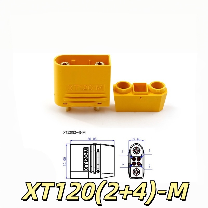 Amass Original XT120(2+4) Conn - огляд і ціна Drone Battery High Voltage