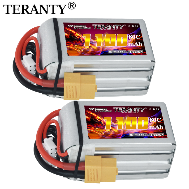 TERANTY 4S 1100mAh 80C/160C Li - огляд і ціна Drone Battery Plate