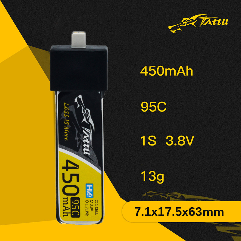 3Pcs NEW TATTU 450/500/550mAh  - огляд і ціна Drone Battery Plate