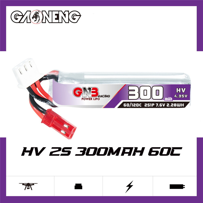 GAONENG GNB 2S 7.6V 300mAh 60C - огляд і ціна Drone Battery Lipo